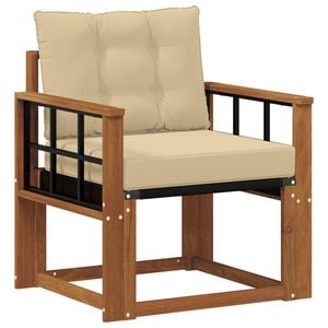 vidaXL Outdoor-Sofa Massivholz Akazie Natur