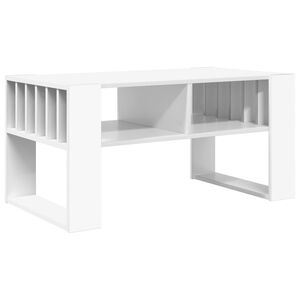 vidaXL Couchtisch Wei&szlig; 92 x 49,5 x 45 cm Holzwerkstoff