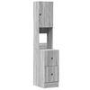 vidaXL K&uuml;chenschrank Grau Sonoma 35x50x180 cm Holzwerkstoff