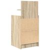 vidaXL Nachttische mit 2 Schubladen 2 Stk. Sonoma-Eiche 38x34x80 cm