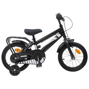 vidaXL Kinderfahrrad 12 Zoll f&uuml;r 2-4 Jahre alt Schwarz