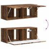 vidaXL TV-Schrankset 4 pcs Altholz Holzwerkstoff