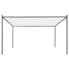 vidaXL Pergola mit Dach 4x4 m Weiß 180 g/m²