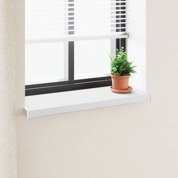 vidaXL Fensterbank Wei&szlig; 100 x 35 x 4,5 cm PVC