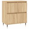 vidaXL Sideboards 3 Stk. Sonoma-Eiche Holzwerkstoff