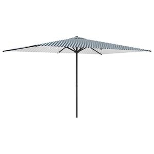 vidaXL Gartensonnenschirm Rechteckig 2 x 3 m Polyester Blau und Wei&szlig;