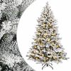 vidaXL K&uuml;nstlicher klappbarer Weihnachtsbaum 150 cm 150 LEDs