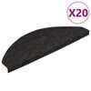 vidaXL Stufenmatten Selbstklebend 20 Stk. Anthrazit 65x22,5x3,5 cm