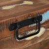 vidaXL Aufbewahrungsbox Mehrfarbig 80 x 35 x 45 cm Massivholz Altholz