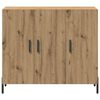 vidaXL Sideboard Artisan-Eiche 90 x 34 x 80 cm Holzwerkstoff