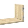 vidaXL Wandregale 3 Stk. Sonoma-Eiche 58x18x18 cm Holzwerkstoff