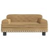 vidaXL Kindersofa Braun 70x45x30 cm Samt