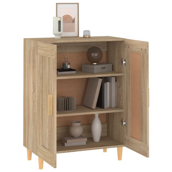 vidaXL Sideboard Sonoma-Eiche 69,5x34x90 cm Holzwerkstoff