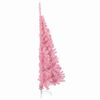 vidaXL K&uuml;nstlicher vorbeleuchteter Weihnachtsbaum Rosa 240 cm PVC