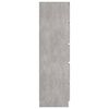 vidaXL Sideboard mit Schubladen Betongrau 60x35x121 cm Holzwerkstoff
