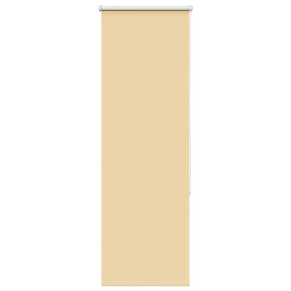 vidaXL Verdunkelungsrollo Beige 40x130cm Stoffbreite 35,7 cm Polyester