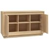 vidaXL Sideboard Sonoma-Eiche 102x35x60 cm Holzwerkstoff