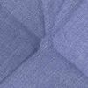 vidaXL Sitzkissen 4 pcs Jeans blau 40 x 40 x 12 cm Stoff