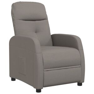 vidaXL Relaxsessel Taupe Stoff