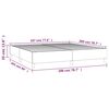 vidaXL Boxspringbettgestell Dunkelblau 200x200 cm Samt