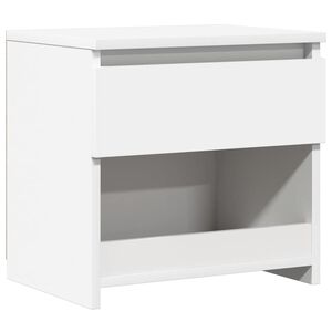 vidaXL Nachttisch Wei&szlig; 40x30x39 cm Holzwerkstoff