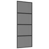 vidaXL Schiebet&uuml;r 76 x 205 cm Verbautes Glas und Aluminium