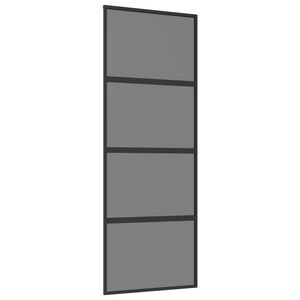 vidaXL Schiebet&uuml;r 76 x 205 cm Verbautes Glas und Aluminium