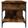 vidaXL Couchtisch R&auml;uchereiche 100x50x50 cm Holzwerkstoff und Metall