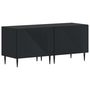 vidaXL TV-Schrank Schwarz Holzwerkstoff