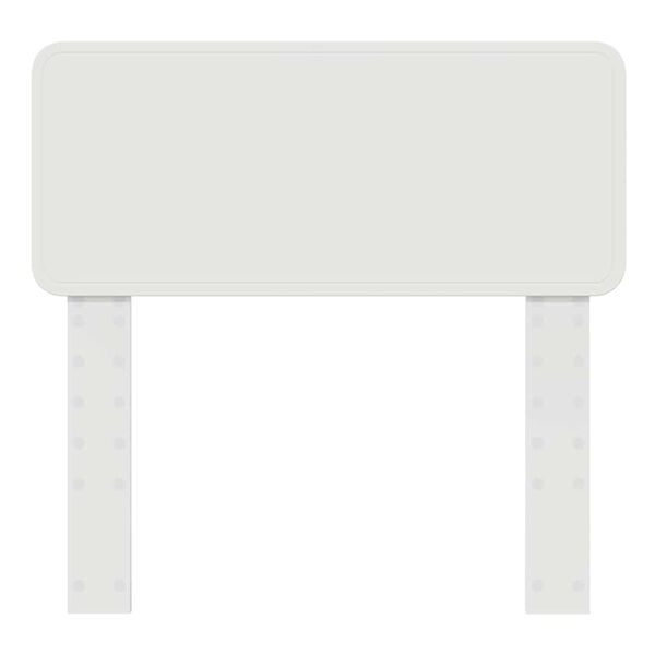 vidaXL Kopfteil mit Kopfteil Weiß 75 cm Holzwerkstoff