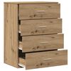 vidaXL Sideboard Artisan-Eiche 60 x 39 x 80 cm Holzwerkstoff