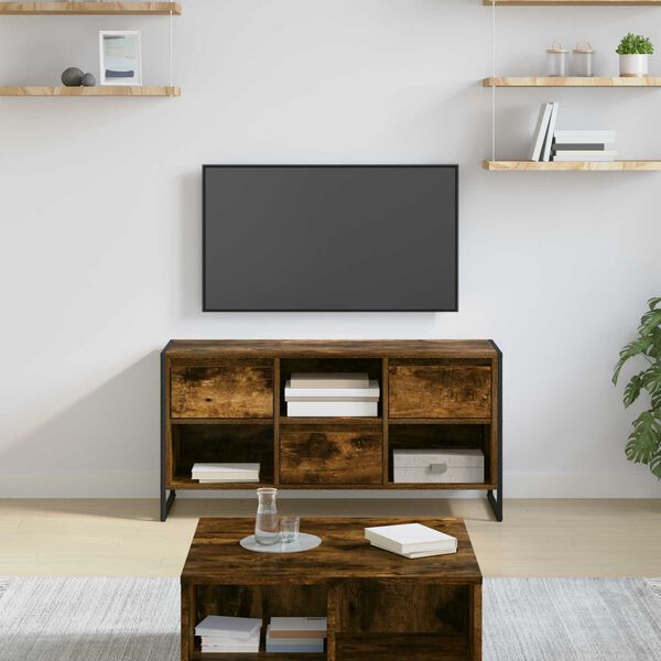 vidaXL TV-Schr&auml;nk Raucharbe 100 x 36 x 49,5 cm Holzwerkstoff