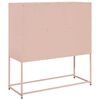 vidaXL Sideboard Rosa 100,5x39x107 cm Kaltgewalzter Stahl