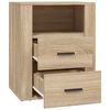 vidaXL Nachttisch Sonoma-Eiche 50x36x60 cm Holzwerkstoff