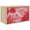 vidaXL Wandmontierter TV-Schrank AACHEN 69 x 33 x 40 cm Sonoma-Eiche