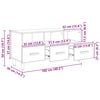 vidaXL TV-Schr&auml;nk Altholz 102 x 36 x 50 cm Holzwerkstoff