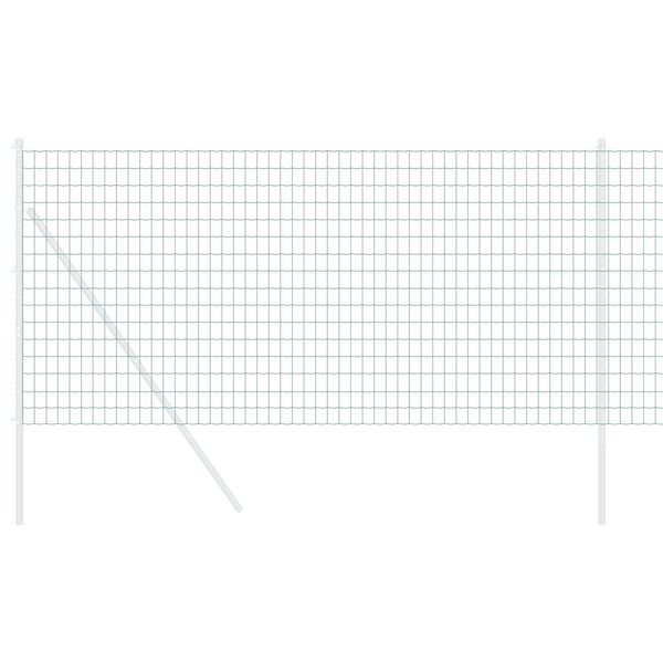 vidaXL Eurozaun Grün 1 x 25m PVC-beschichtetes Eisen