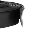 vidaXL Garage T&uuml;rdichtung Schwarz 52 x 2 mm 5,5 m PVC