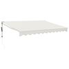 vidaXL Elektrische Markise mit Kurbel Creme 3,5x2,5 m