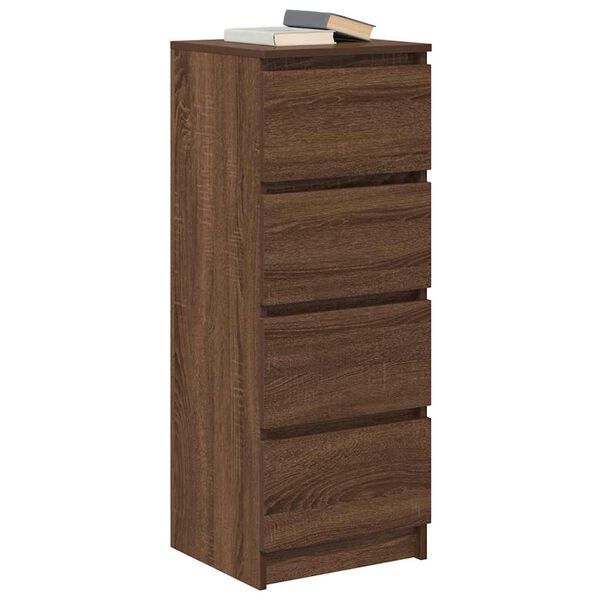 vidaXL Sideboard Braun Eichen-Optik 37,5x35x99 cm Holzwerkstoff