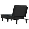 vidaXL Chaiselongue Dunkelgrau Stoff