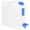 vidaXL Wasserbeh&auml;lter mit Hahn Transparent 15 L Kunststoff
