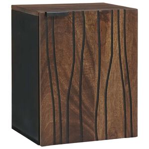 vidaXL Waschbeckenschrank Walnuss 38 x 33,5 x 48 cm Holzwerkstoff