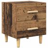 vidaXL Bettschrank 2 pcs Altholz 40 x 35 x 47,5 cm Holzwerkstoff