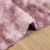 vidaXL Teppich Shaggy Hochflor NAVARRA Altrosa 60x100 cm Polyester
