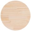 vidaXL Tischplatte Rund &Oslash;60x3 cm Massivholz Kiefer