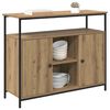 vidaXL Sideboard Artisan-Eiche 100 x 35 x 80 cm Holzwerkstoff