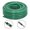 vidaXL Gartenschlauch mit Kupplung-Set Gr&uuml;n 0,75" 10 m PVC