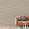 DUTCH WALLCOVERINGS Tapete Geometric Golden und Gr&uuml;n