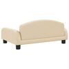 vidaXL Hundebett Creme 70x45x30 cm Stoff